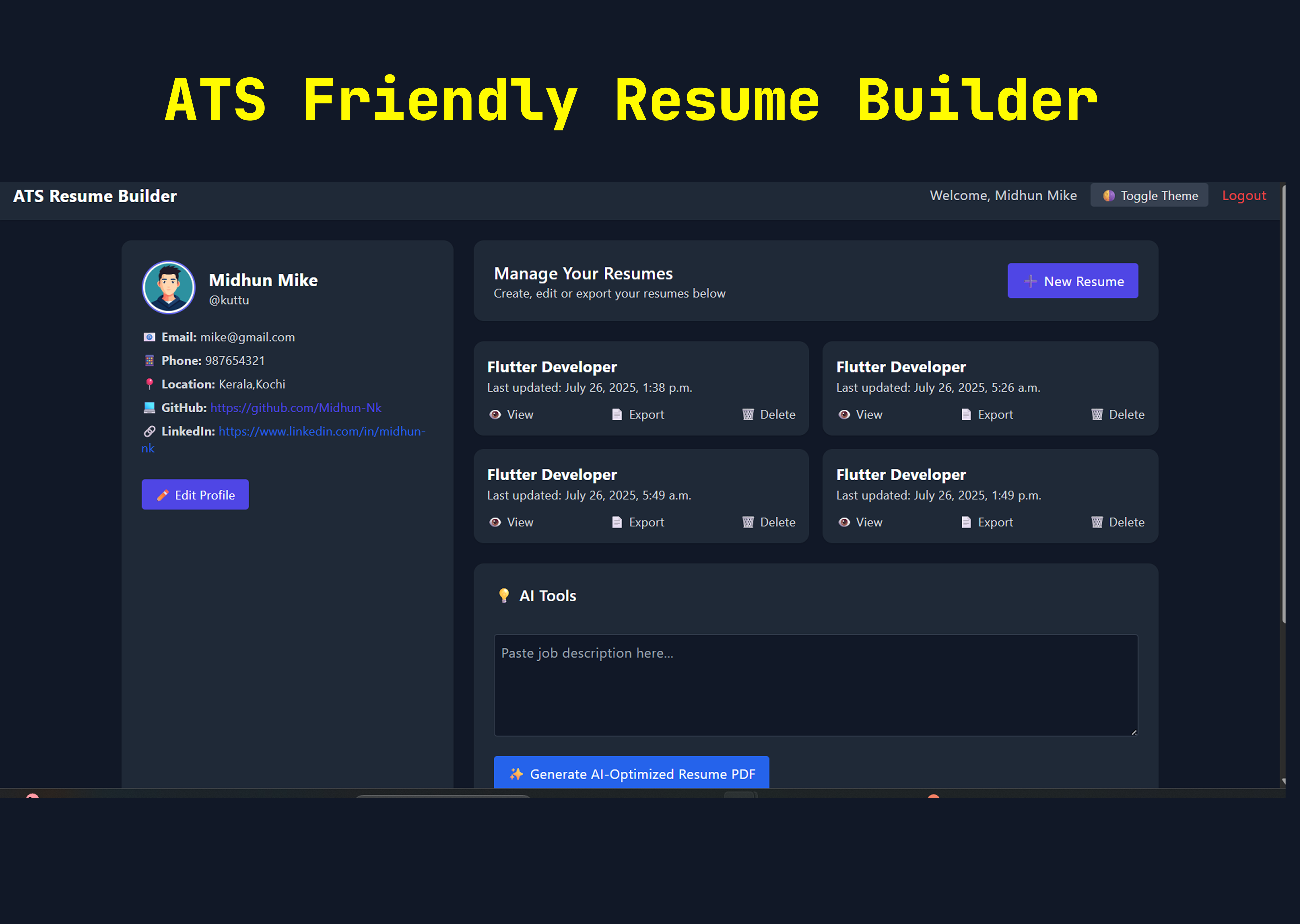 ATS-Resume-Builder